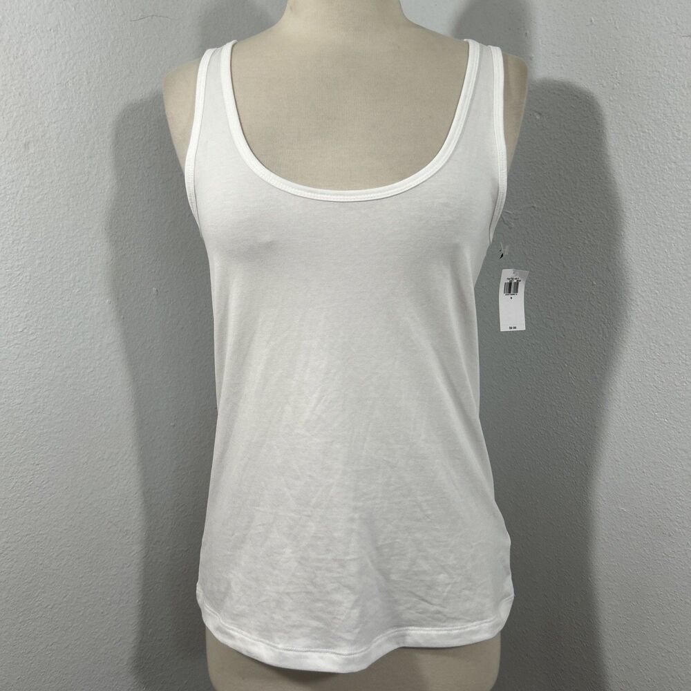 Old Navy Tank Top Womens S White Minimalist Feminine Summer Capsule